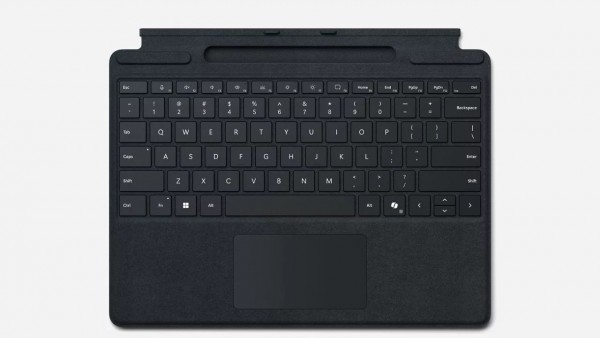 MS Surface Pro Zubehör Type Cover mit Pen Ablage *schwarz* - Französisch