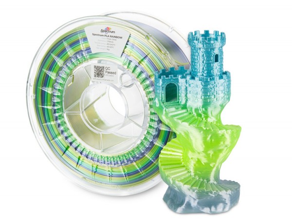 Spectrum Filament · PLA SILK Rainbow · FROST GLOSS · 1.75mm · 1kg