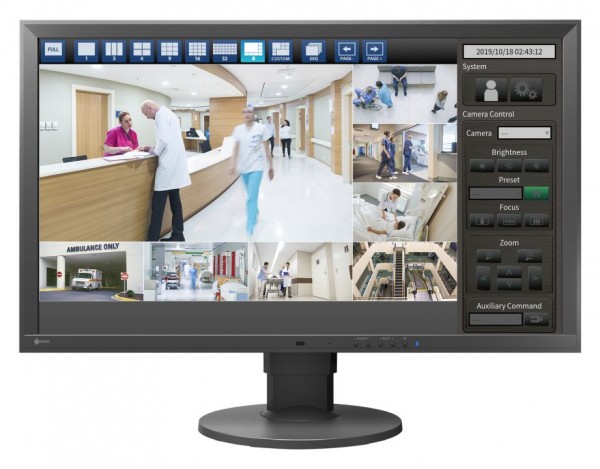 Eizo DuraVision IP-Video-Decoder Monitor FDF2712W-IP schwarz 27&quot;Zoll, IPS-Panel