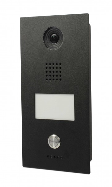 Wantec MONOLITH C IP Vision &quot;Blackline&quot; 1T Türsprechstelle mit 1 Taste