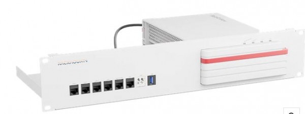 Rackmount.IT, Rack Mount Kit for AVM FRITZ!Box 5690 Pro, UTP(ungeschirmte) Kupplung/Patchkabel, 2HE/19",