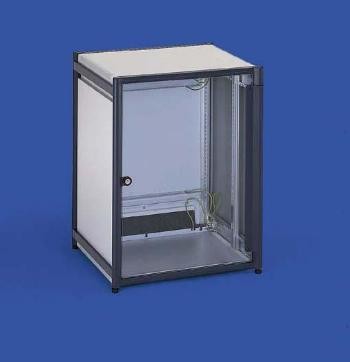 Vertiv(Knürr) Schrank klein 6HE,T600mm,T-Nut,Lichtgrau,