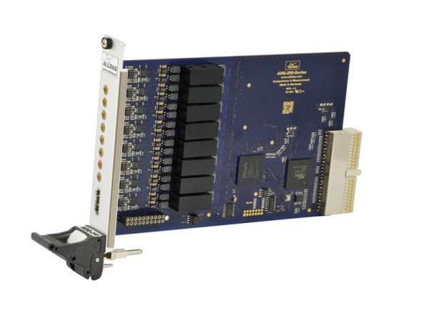 ALLDAQ ADQ-258-PXI / PXI-Messkarte mit 8 potentialfreien Spannungseingängen, Bereich: ±10,24 V, 18 bit A/D, 1,6 MS/s synchron, 8 Digital-I/Os