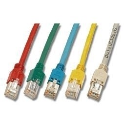 Patchkabel RJ45, CAT5e 100Mhz, 20m Grau; mit Draka SF/UTP+TM11,