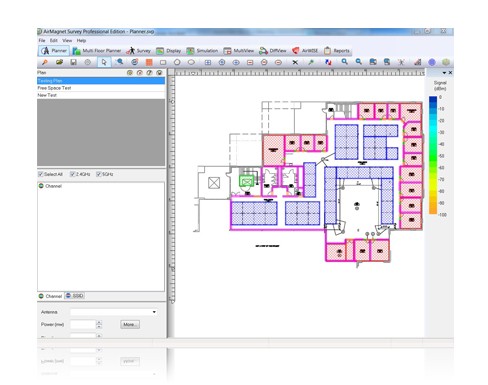 NetAlly AIRMAGNET PLANNER Software