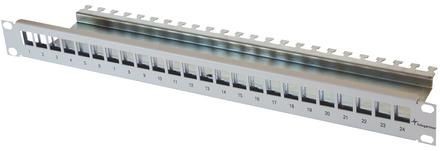 Telegärtner Patchpanel 24xAMJ/AMJ-S-Mod./Kupplung 19&quot; incl.K