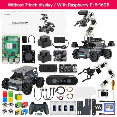 Yahboom ROSMASTER M3 Pro ROS2 Robot with Multimodal AI Large Model, AI Voice Interaction, Vision Recognition, Tracking &amp; Sorting