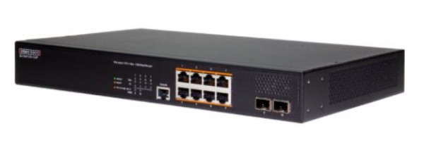 Edgecore Switch L2+ 8 x 2.5GE PoE + 2 10G SFP+ L2+ Switch,PoE 240W, ECS4125-10P