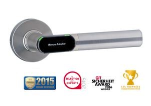 U&amp;Z Private CX2172 Türdrücker Rundrosette /Drücker L-Form