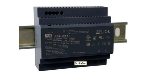 MEAN WELL Netzteil - 12V 150W Hutschiene