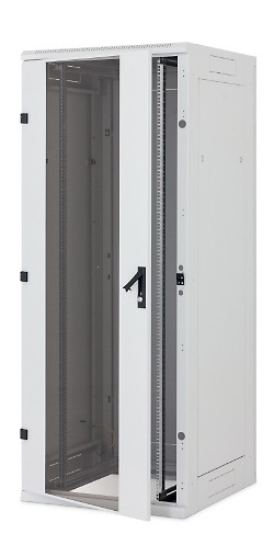 Triton 19"Schrank 47HE, B800/T1100, Lichtgrau,Glastüre, RYA-Serie, zerlegbar, für Belastung 1200Kg,