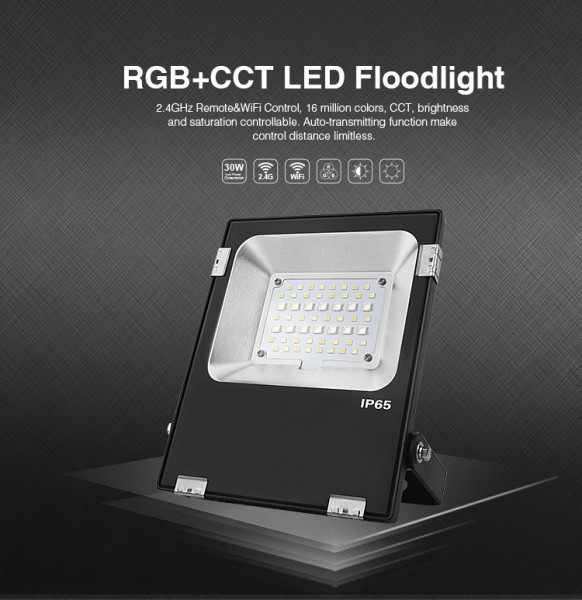 MiBoxer FUTT04 LED Flächenstrahler 20W RGB-WW (RGB-CCT) IP65 230V