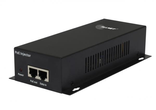 ALLNET PoE Injektor MultiGigabit • PoE bt 90W • 1G/2.5G/5G/10G PoE &amp; PoE bt (15,4W/30W/60W/90W) • Metallgehäuse • Wandmontage • ALL-PI103MG-BT90-10G