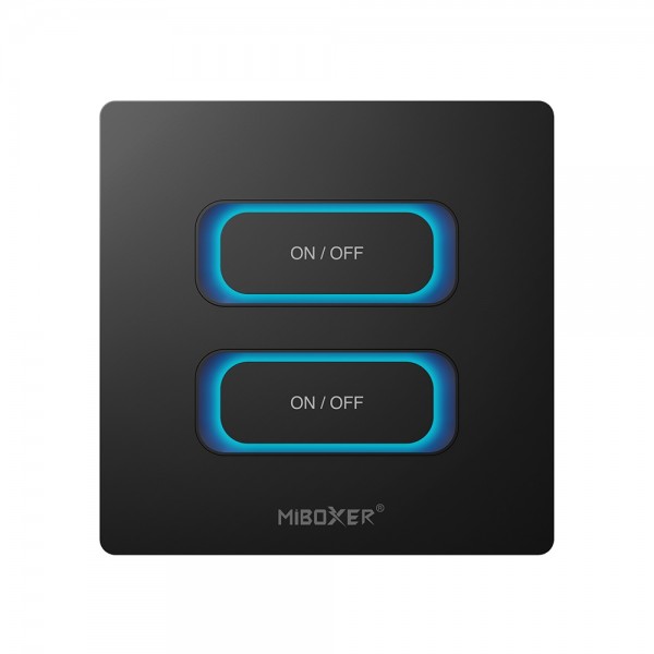 Synergy 21 LED Fernbedienung 2 Gang Smart Switch Wifi + 2,4GHz Bewegungssensor + Dimm *Milight/Miboxer* (b)