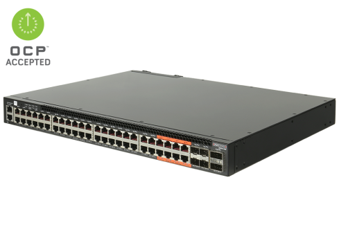 EdgeCore Open Networking Datacenter Switch • AS4610-54P, 48 x 100/1000BASE-T PoE