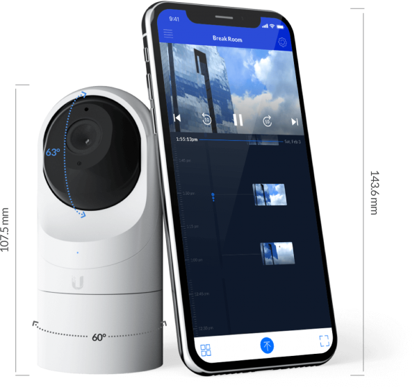 Ubiquiti UniFi Video Camera G5-Flex / Außenbereich/ Full HD / PoE / Flexible Installation / UVC-G5-FLEX