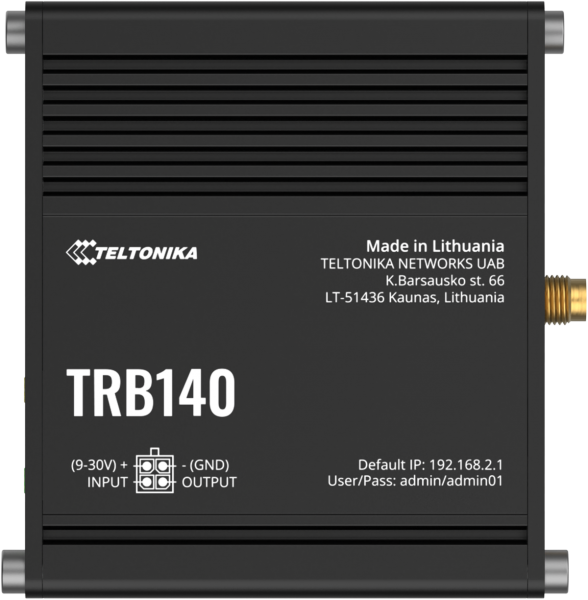 Teltonika · Gateway · TRB140 · LTE CAT4 RJ45 · eSIM