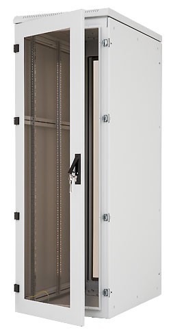 Triton 19"Schrank 42HE, B600/T1000, Lichtgrau, IP54, Dreipun