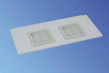 Vertiv(Knürr) Schrank Smaract,zbh.Anschlußplatte IP54, 6HE, mit Lüftergitter,