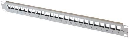 Telegärtner Patchpanel 24xAMJ/AMJ-S-Mod./Kupplung 19&quot; Schwar