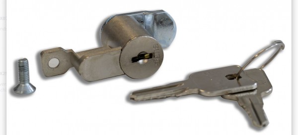 Triton 19&quot;Schrank,zbh. Ersatzschloss für Metallschwenkhebelgriff der Standverteiler incl. Schlüssel