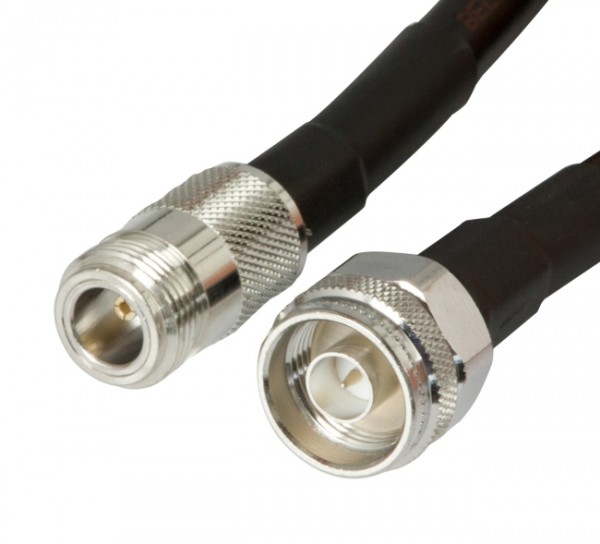 ALLNET Antennen-Kabel N-Type St/Bu, RG-8, 9m, Verlängerung, RF400,