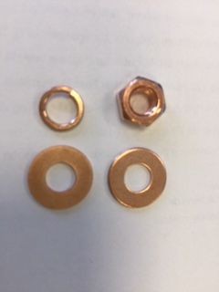 ALLNET 19&quot;zzbh. Ersatz Schutzleiter, zbh. M6, (1xMutter, 1xSprengring, 2x Beilag Scheibe)