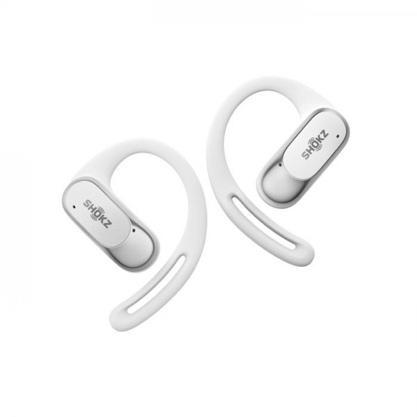 SHOKZ OpenFit Air White Bluetooth Wireless Bone Conduction Headset