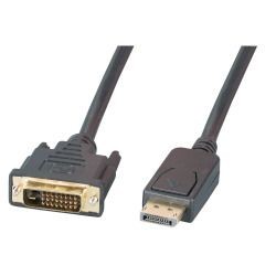 Kabel Video DisplayPort => DVI 24+1, ST/ST, 1.0m