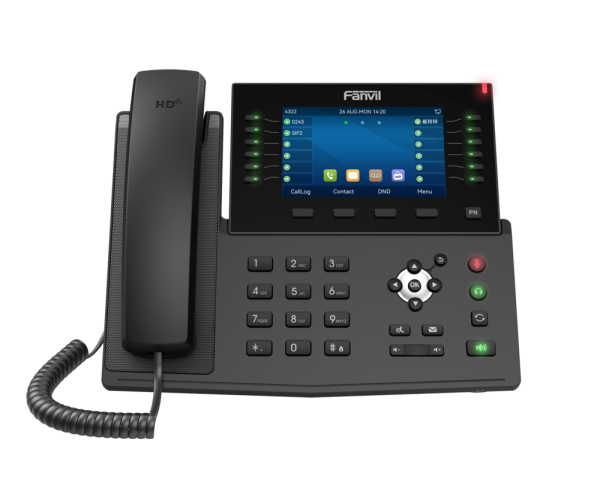 Fanvil X7C V2, High-end enterprise phone / SIP / POE / Gigabit / USB-Port / Bluetooth