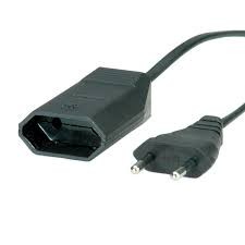 Bachmann Kabel, Verlängerung, Dose(Euro,CEE7/16)->Stecker(Euro,CEE7/16), 2m, schwarz,