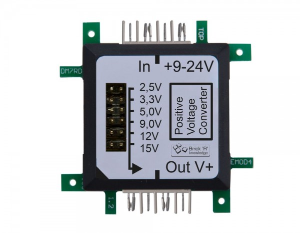 ALLNET Brick?R?knowledge Spannungsregler PWR 7...24V DC to +2,5/+3,3/+5/+9/+12/+15V, 5A/1A