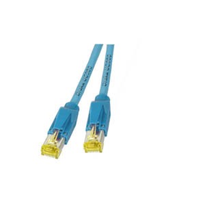 Patchkabel RJ45, CAT6A 500Mhz, 1.0m, blau; S-STP(S/FTP); ND-UC900+TM31,