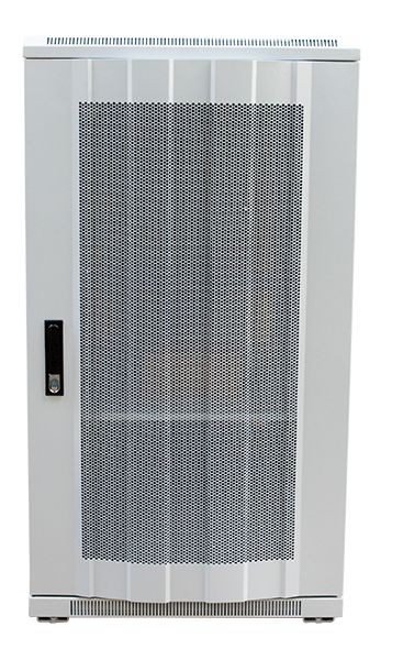 ALLNET 19"Schrank, 32HE, B600/T1200mm, perforierte Blechtüren, Lichtgrau, SNB-Serie,
