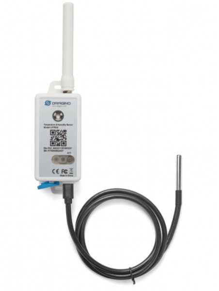 DRAGINO · Sensor · LoRa · LoRaWAN Temperatur &amp; Luftfeuchtigkeitssensor mit externer Antenne · LHT65S-EU868-NE117