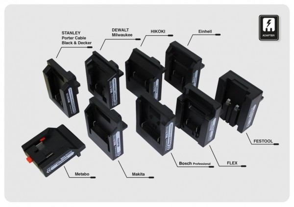 Synergy 21 LED Akku Multi Battery Baustrahler zub. Adapter - Festool