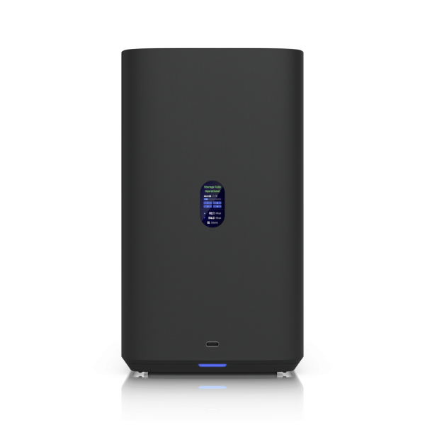 Ubiquiti UniFi NAS System UNAS 4 • 4x 2.5/3.5" HDD • 2x M.2 NVMe SSD • 1x 2.5GbE • 1x 5Gbps USB-C • black • UNAS-4-B