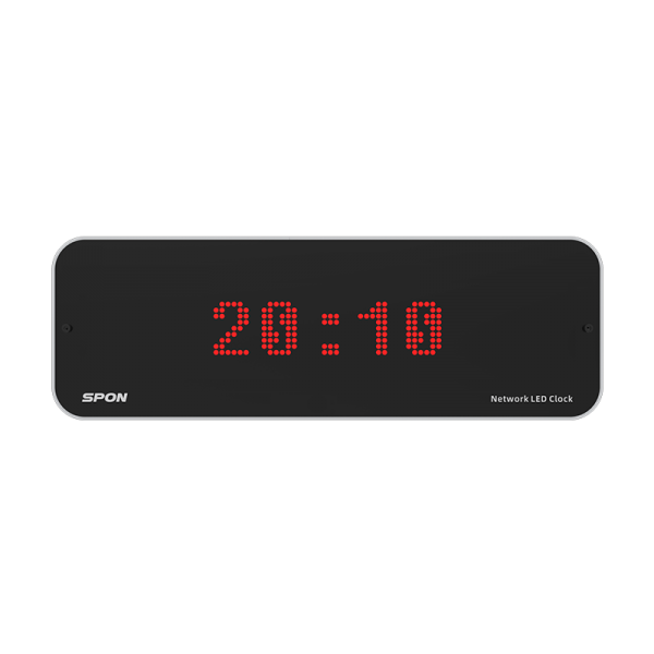 SPON Netzwerk-IP-Uhr mit I/O-Ports und optionaler SIP-Zwei-Wege-Kommunikation