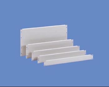 Vertiv(Knürr) zub.Blindplatte 9HE,Lichtgrau (2-Pack)