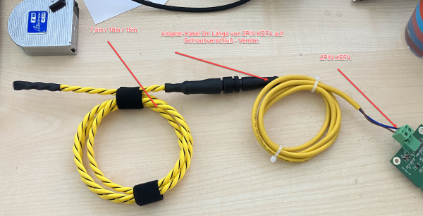 ALLNET MSR Sensor zbh. Leckage Kabel 10m+2m Kabellänge.