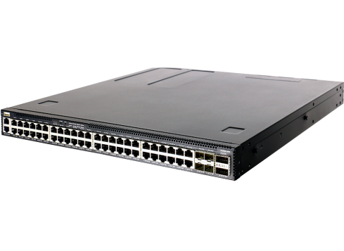 EdgeCore Switch full manged 54 Port • 48 x 1Gbe • 2x 100G QSFP28 • 4x 25G SFP28 • PoE Budget 1560W • 48x PoE BT (90w) • 19&quot; 1 HE • Datacenter Switch • Front-to-back • EPS202 • 4630-54PE-O-AC-F