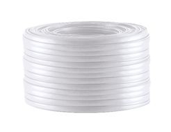 Kabel TK Flach 8 pol. 100m WEIß,flex, Flachkabel, Ring,