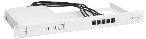 Rackmount.IT, Rack Mount Kit for AVM FRITZ!Box 4060, UTP(ungeschirmte) Kupplung/Patchkabel, 1HE/19",