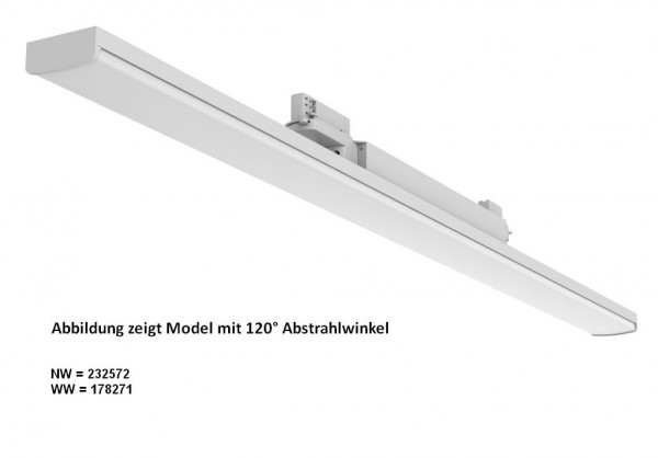Synergy 21 LED Track-Serie für Stromschiene VLE-Serie 48W, 120°, nw, CRI>90 Weiß