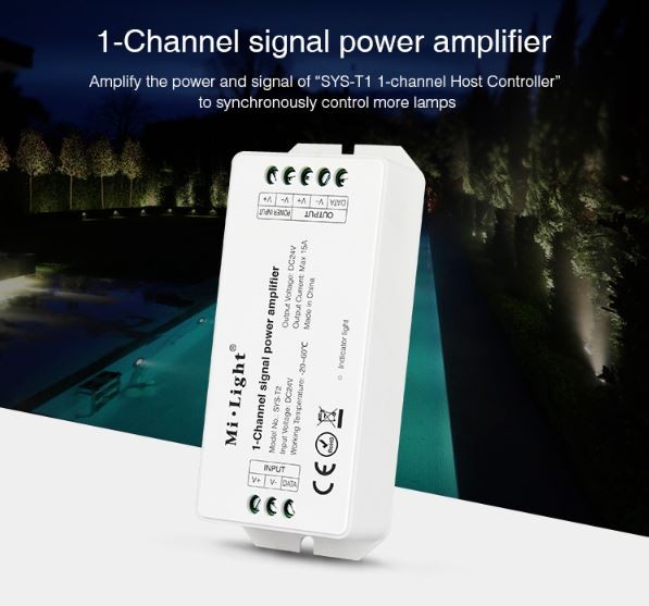 MiBoxer SYS-T2 LED Subordinate Controller 1-Channel Amplifier