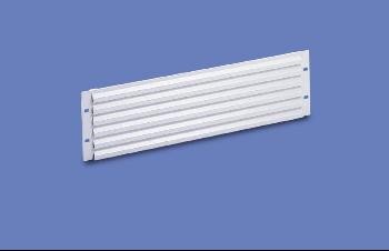 Vertiv(Knürr) zub.Belüftungsfrontplatte, 3HE, farblos eloxiert E 6 / EV 1