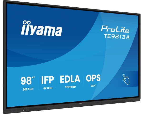 TFT-Touch 98,0"/247,7cm iiyama ProLite TE9813A - 18/7 *schwarz*
