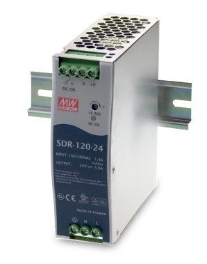 MEANWELL Netzteil - 24V 120W Hutschiene