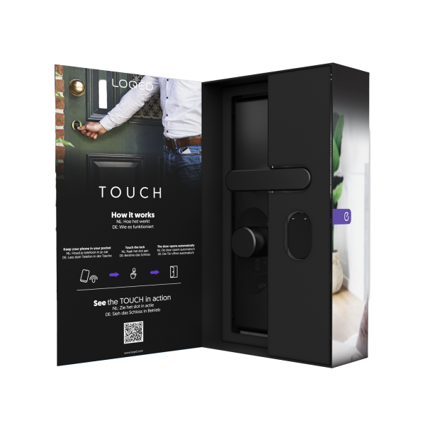 Shelly · &quot;LOQED Touch Smart Lock black&quot; Smartes Türschloss