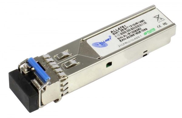 ALLNET Switch Modul ALL4761 SFP(Mini-GBIC), 1000Mbit, WDM(Bidi)/LC, Tx1310nm/Rx1490nm, 9u, 20Km, Singlemode,